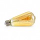 Ampoule LED COB E27 ST64 - Transparent Golden - Filament 8W 2700°K Boite