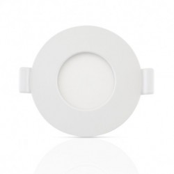 Plafonnier LED BLANC Ø 85 ROND 3 Watt 4000°K PC