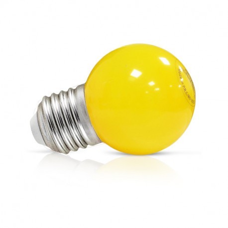 Ampoule LED 1 WATT BULB E27 JAUNE BLISTER