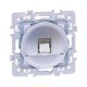 SQUARE RJ45 CAT5E grade 1 UTP SILVER