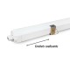 Boitier étanche LED INTEGREES Traversant 35W IP65 1255 mm 4000°K IP65