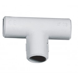 Jonction T Pour tube PVC Ø16 - IP40