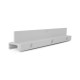 Fixation Rail WSO-38 Aluminium Blanc (Pack de 5) 