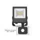 Projecteur Extérieur LED Noir 10 WATT IP65 CCT 