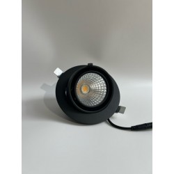 Spot Escargot Noir Orientable LED IP20 35W 4000°K