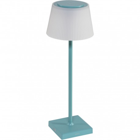 Lampe de table sur batterie Turquoise Dim 4W 3000°K 200Lm IP54