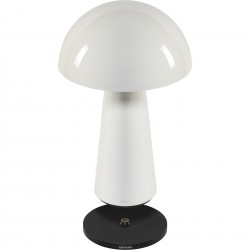 Lampe de table Champignon sur batterie Blanc Dim 1.5W 2700°K 100Lm IP44