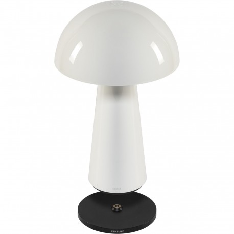 Lampe de table Champignon sur batterie Blanc Dim 1.5W 2700°K 100Lm IP44