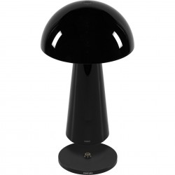 Lampe de table Champignon sur batterie Noir Dim 1.5W 2700°K 100Lm IP44