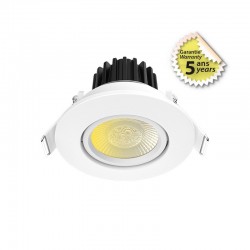 Spot LED CCT BBC Inclinable 8W 2700/3000/4000K Dimmable - Garantie 5 ans