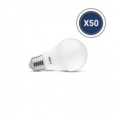 Ampoule LED E27 Bulb 7W 4000K 180° - Pack de 50 