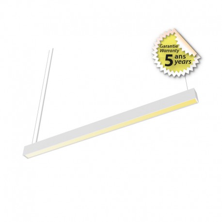  Linéaire LED prismatique Blanc 2 CCT 36W Dimmable DALI 2 - 1500 mm - Garantie 5 ans