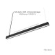  Linéaire LED réflecteur Noir 2 CCT 24W Dimmable DALI 2 - 1200 mm - Garantie 5 ans