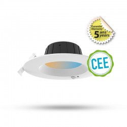 Spot LED CCT multi-puissance 6/9W 3000/4000/6500K blanc + Détecteur IR - Garantie 5 ans