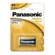 Piles 9V 6LR61 blister Panasonic