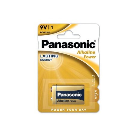 Piles 9V 6LR61 blister Panasonic