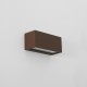 Applique Murale E27 - Rectangle - Corten - IP65