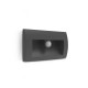 Spot encastrable LED balise 70 x 140 mm 6,5W Rectangle 3000K IP65 + Détecteur IR 