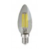 Ampoule LED COB Filament Flamme E14 - Transparent Claire - 4W 6000°K Boite