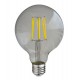 Ampoule LED COB Globe E27 G95 - Transparent Claire - Filament 8W 2700°K Blister