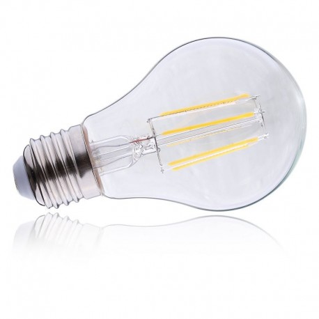 Ampoule LED COB Bulb E27 - Transparent Claire - Filament 6W 2700°K Boite