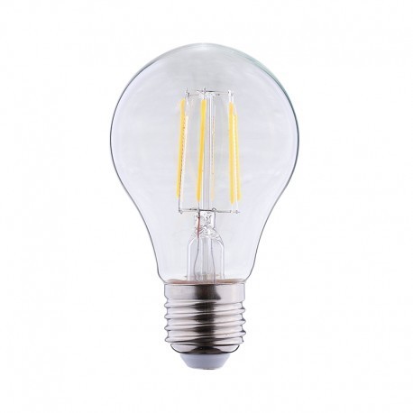 Ampoule LED COB Bulb E27 - Transparent Claire - Filament 6W 4000°K Boite