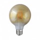 Ampoule LED DIM COB Globe E27 G125 - Transparent Golden - Filament 8W 2700°K Boite